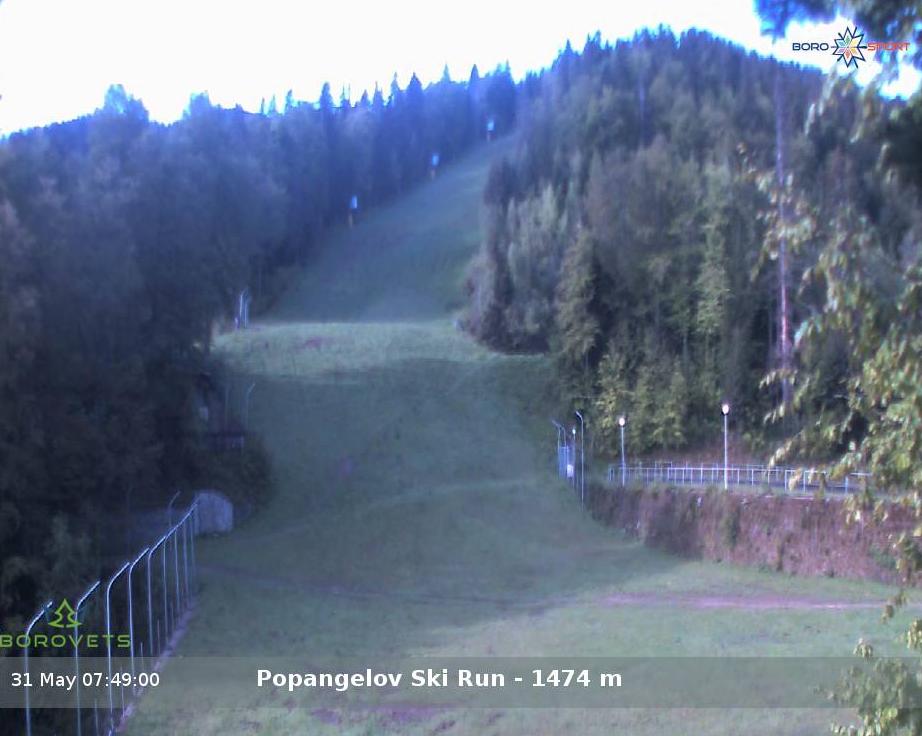 Popangelov ski track webcam, Borovets